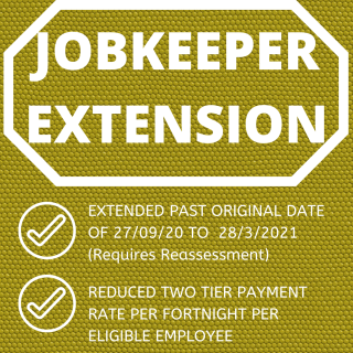 JobKeeper Payment Scheme - Extension and Changes